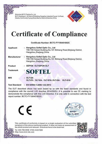  CE certificates 