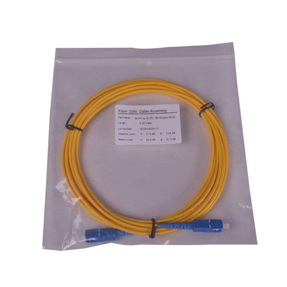 Packaging of simplex fiber patchcord Packaging of simplex fiber patchcord