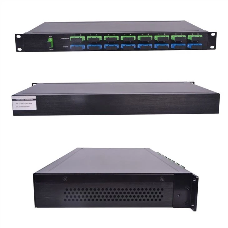 1x16 PLC מפצל תיבת עם FWDM