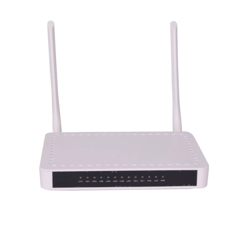 FTTH 1 GE3 FE ONT עם 2 יציאות קוליות