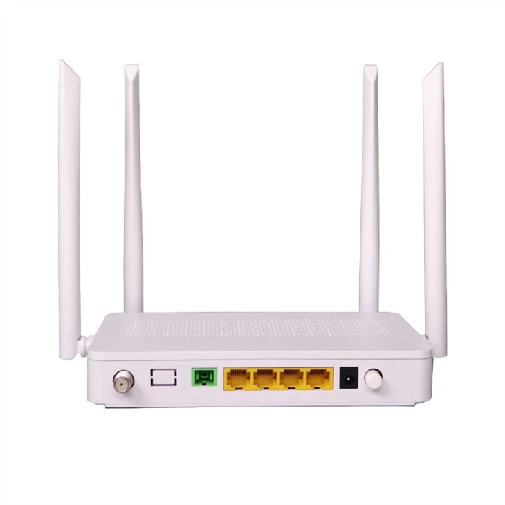 2.4&נתב Wifi נתב Xpon 4ge Catv Onu